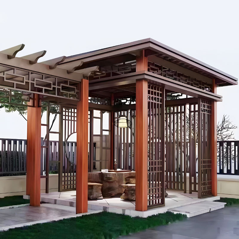 Pergola de artă din aliaj de aluminiu